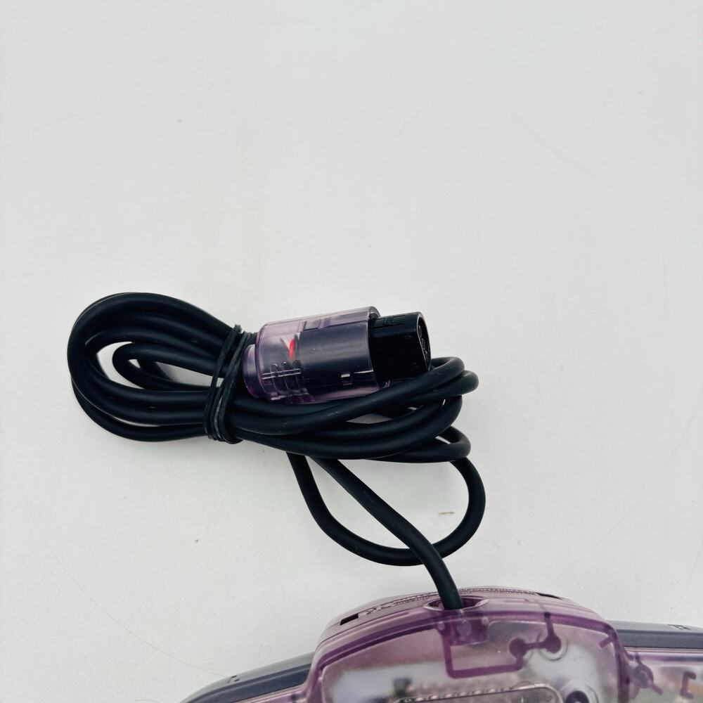 Nintendo 64 N64 OEM Clear Atomic Purple Controller Tight Stick, Working / Tested - Picture 7 of 12